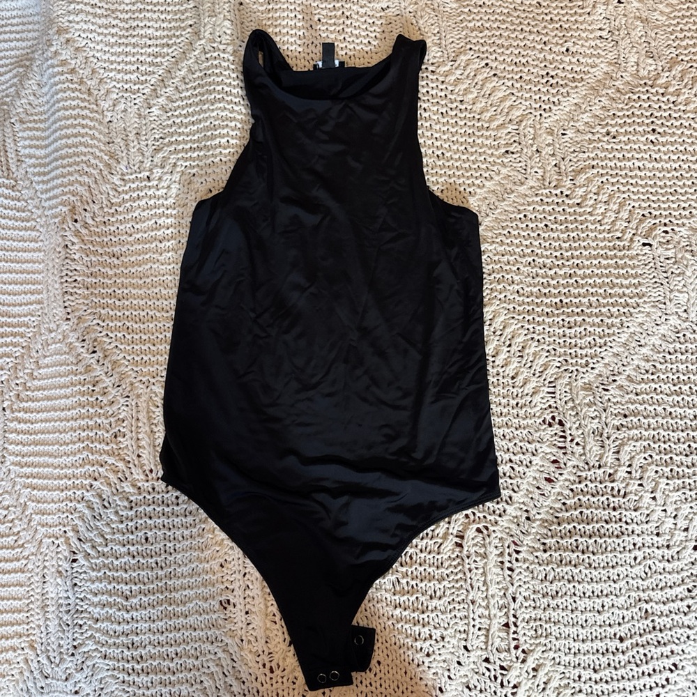 Express Black Body Contour Top